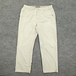 Mountain Khakis Teton Twill Pants Mens 34x29 Beige Cotton Chino Outdoor Casual
